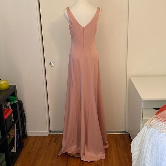 Narianna Blush Pink Sleeveless Full Length Gown Size XS - Picture 6 of 12